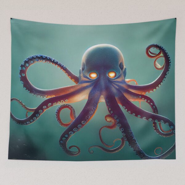 Item preview, Futuristic biomechanical octopus. Cyberpunk Creature	 designed and sold by NadiiaSemyroz.