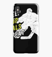 Eat Sleep Stop Goals Repeat iPhone Case