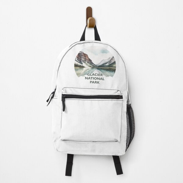 Item preview, Glacier National Park Boho Watercolor Circle designed and sold by PikoApparel.