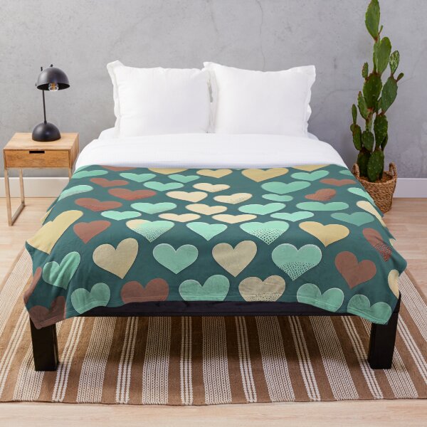 Artikelvorschau, colorful hearts pattern entworfen und verkauft von QuikiPatterns.