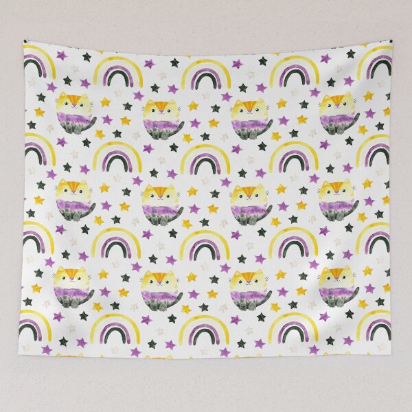 Item preview, Nonbinary Pride Stripes - Celebrating Diversity in the LGBTQ+ Community designed and sold by micreations.