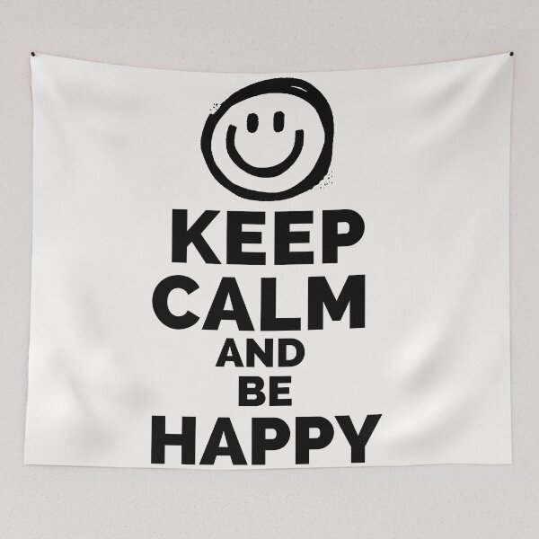 Item preview, Keep Calm And be Happy designed and sold by CreacionsMeraki.