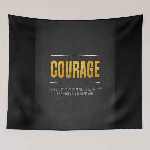Item preview, Courage Motivation designed and sold by My Digital Mind.