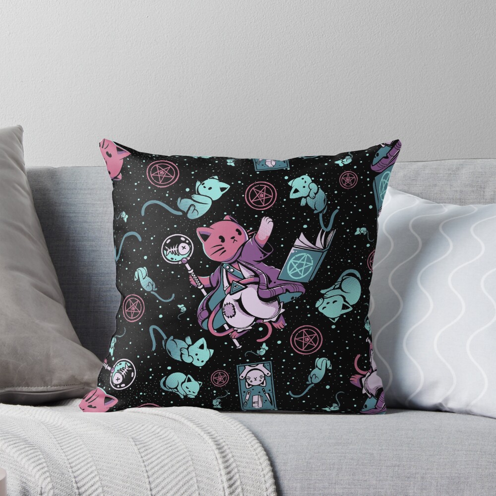 Item preview, Throw Pillow designed and sold by ilustrata.