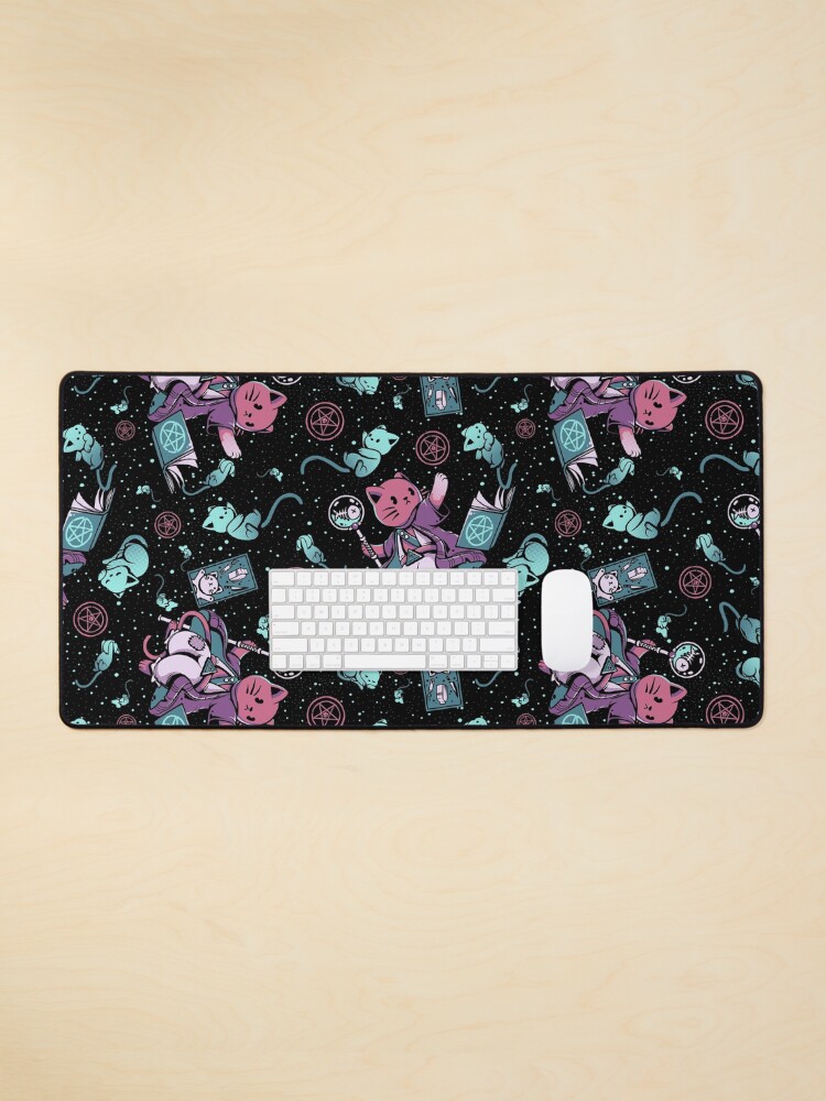 Thumbnail 1 of 5, Mouse Pad, Nekomancer Pattern designed and sold by ilustrata.