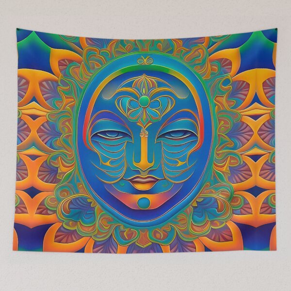 Item preview, New World Gods (15) - Mesoamerican Inspired Psychedelic Art designed and sold by TheThirdEye.