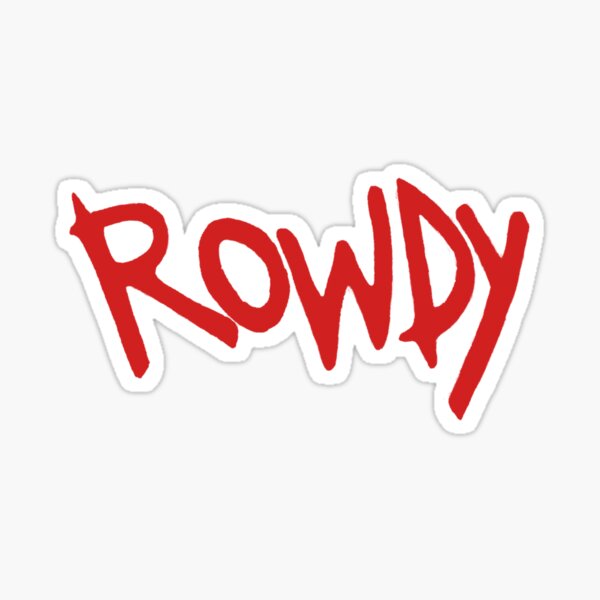 Officially Licensed Rowdy Tellez - Let's Get Rowdy  Sticker for Sale by  RickyPowers