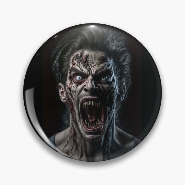 Item preview, Screaming Male Zombie designed and sold by LateNightInn.