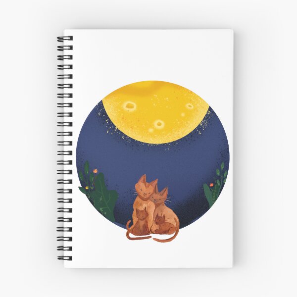 Item preview, Moongazing cats designed and sold by CreativeStrand.