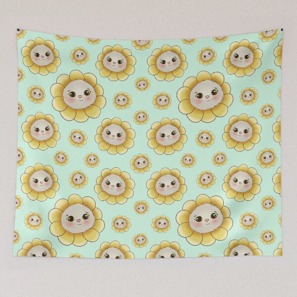 Item preview, Cute Cat Sunflower designed and sold by TeaTimeQueens.