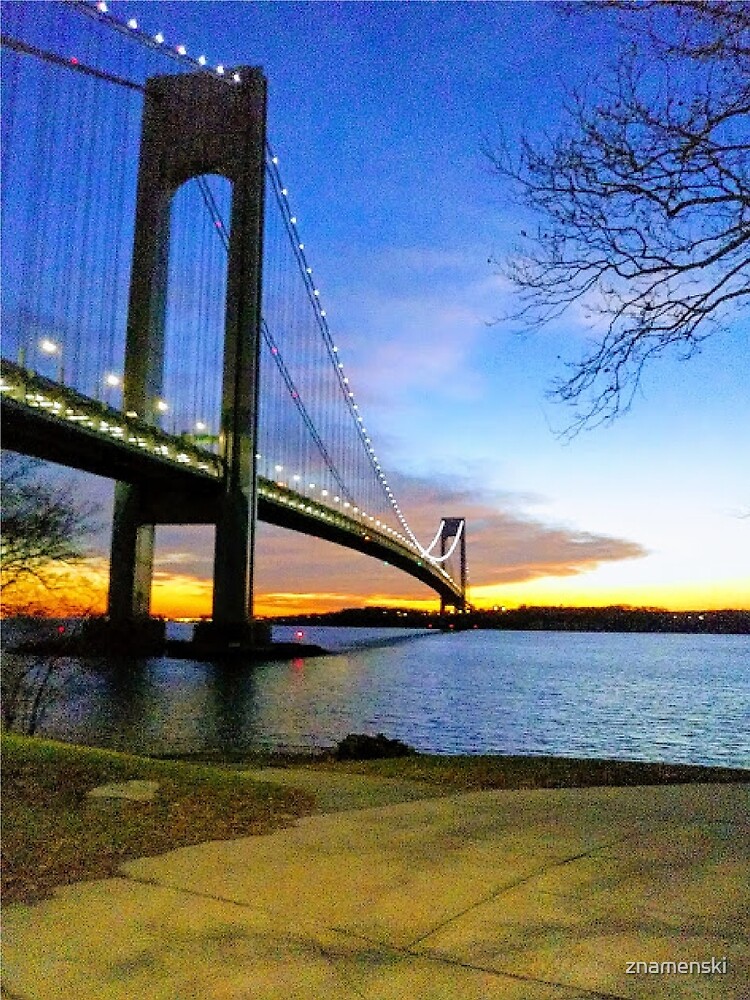 #Verrazano-Narrows #Bridge #VerrazanoNarrowsBridge #water architecture suspensionbridge travel river sky city by znamenski