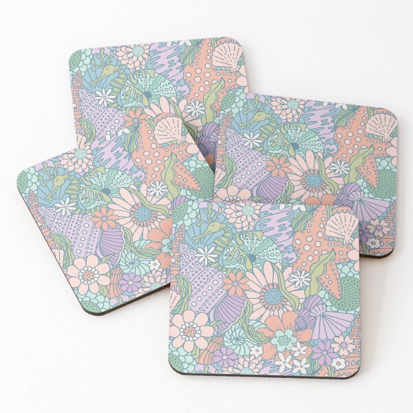 Item preview, Seadragon Garden - Mermaid Cove designed and sold by latheandquill.