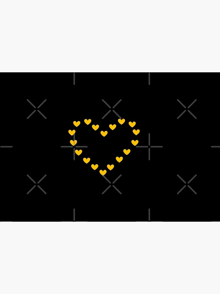 Yellow Heart Eyes | Art Board Print