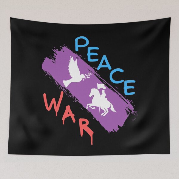 Item preview, War and Peace Design: The Battle Between Two Opposites designed and sold by SimpliText.