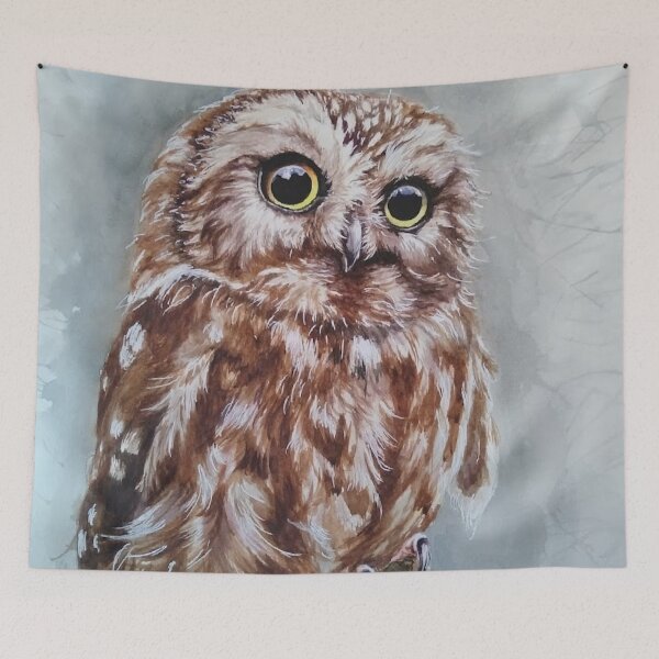 Item preview, Happy Owl designed and sold by MamaHouseStudio.