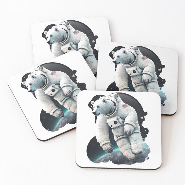 Item preview, Space Polar Bear designed and sold by swells8.