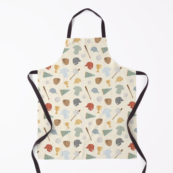 Item preview, Take Me Out to the Ball Game Baseball Pattern in Boho Color Scheme designed and sold by Pamela Maxwell.