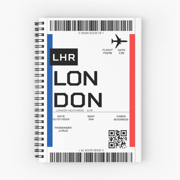 Item preview, London Plane style bag tag designed and sold by Beach-Designs.