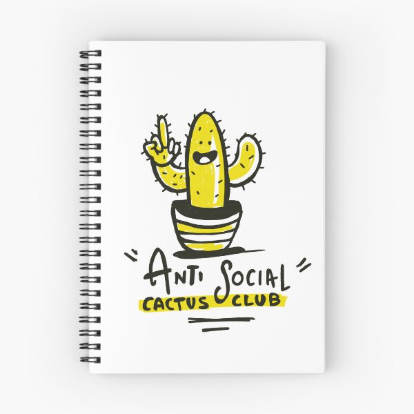Item preview, Anti social cactus club funny cactus love cactus  designed and sold by Tropical Blood.