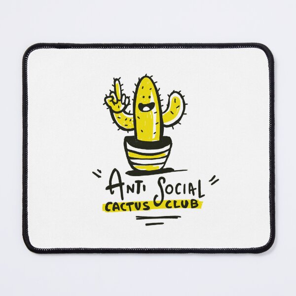 Item preview, Anti social cactus club funny cactus love cactus  designed and sold by Tropical Blood.