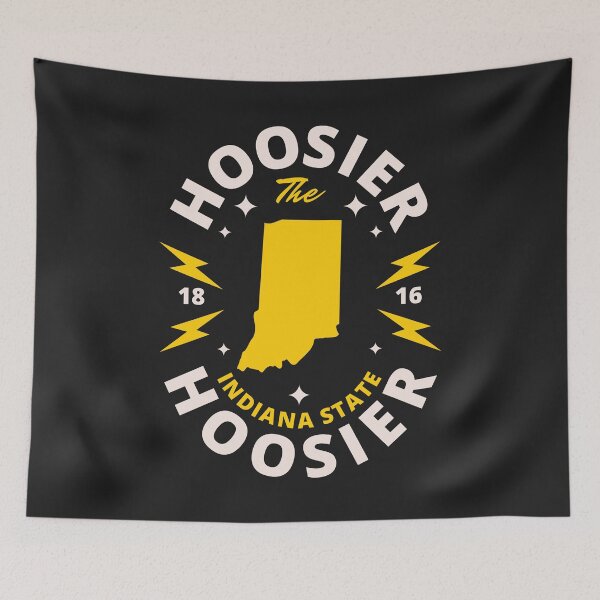Item preview, Hoosier - Born in Indiana State - Indiana State Citizens designed and sold by Ranggasme.