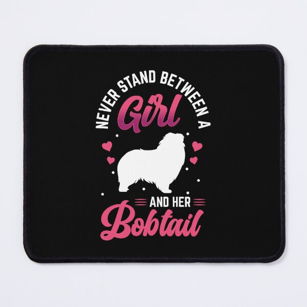 Item preview, Girl with Bobtail Old English Sheepdog designed and sold by madgrfx.