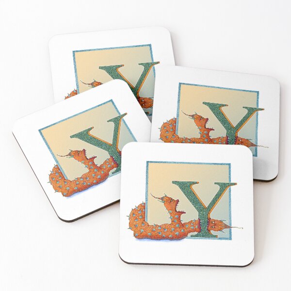 Item preview, Letter Y - Alphabet Monster - Guardian and Protector designed and sold by Gretchen Deahl.