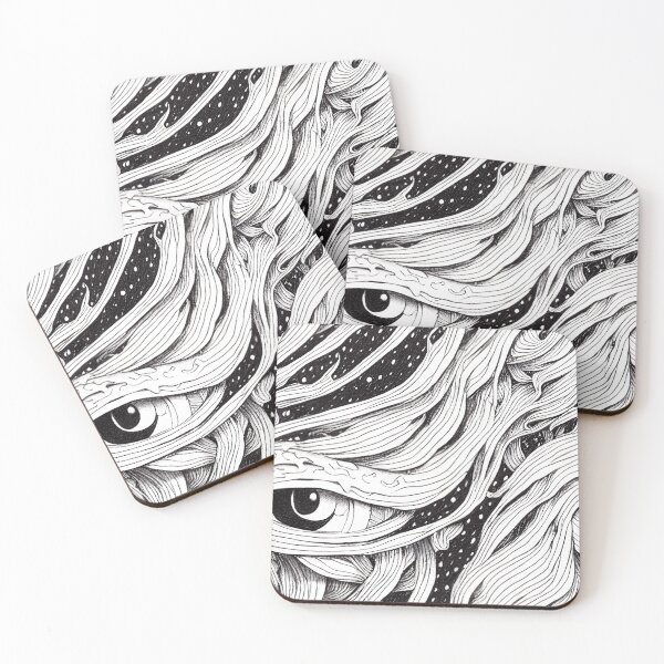 Item preview, Grotesk monster inspired pattern designed and sold by ToySenTrends.