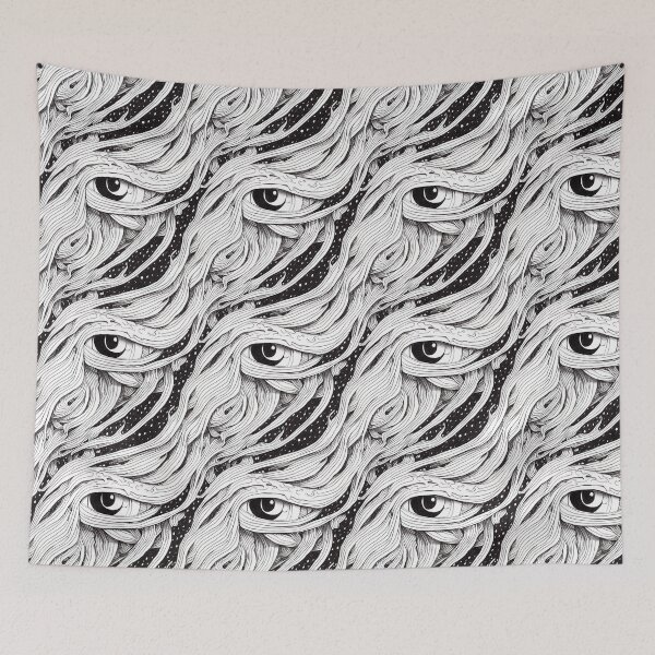 Item preview, Grotesk monster inspired pattern designed and sold by ToySenTrends.