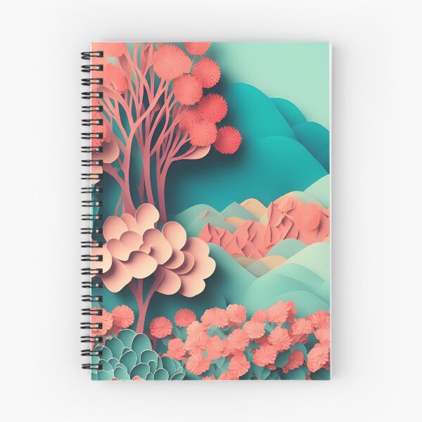 Item preview, Pink, Pink and Blue in Paper art style designed and sold by FormFinder.