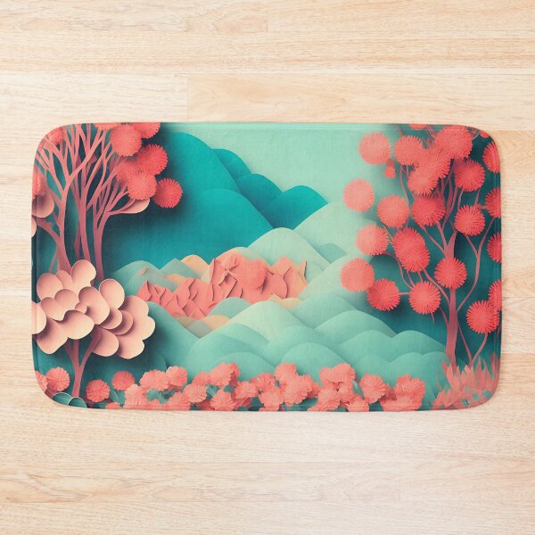 Item preview, Pink, Pink and Blue in Paper art style designed and sold by FormFinder.
