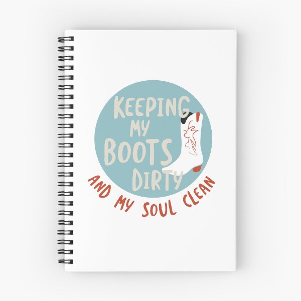 Item preview, Farming Keeping My Boots Dirty and My Soul Clean designed and sold by whyitsme.