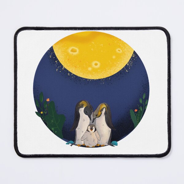 Item preview, Moongazing penguins designed and sold by CreativeStrand.