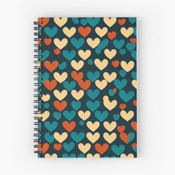 Item preview, cute hearts pattern designed and sold by QuikiPatterns.
