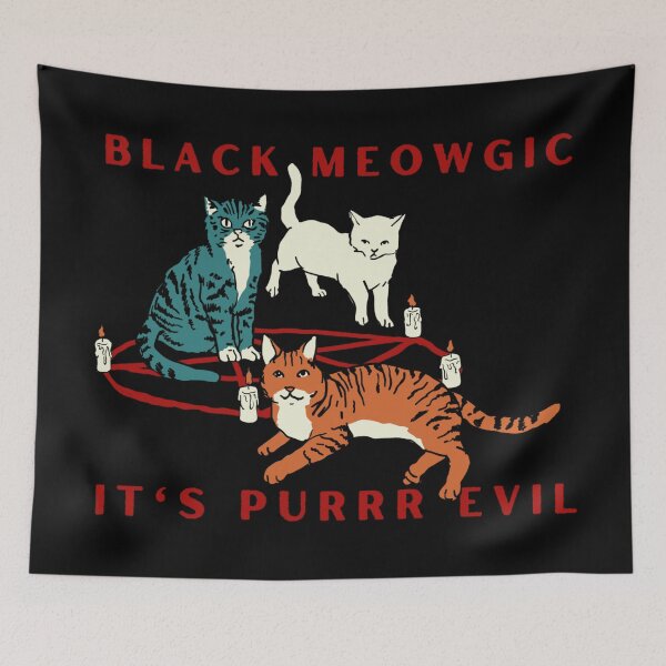 Item preview, Black Meowgic designed and sold by DFMY.