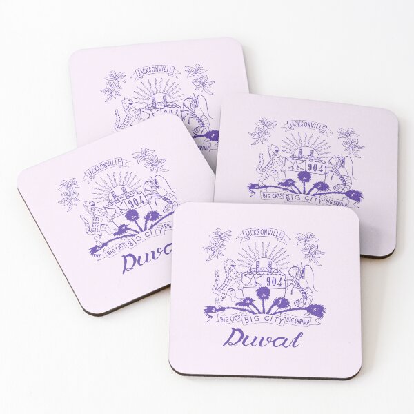 Item preview, Duval Crest - Purple Lettering  designed and sold by DuvalCrest.
