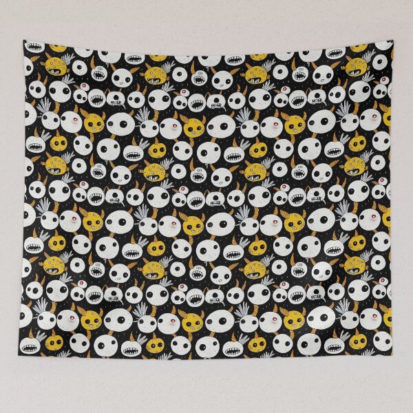 Item preview, Grotesk monster inspired pattern designed and sold by ToySenTrends.