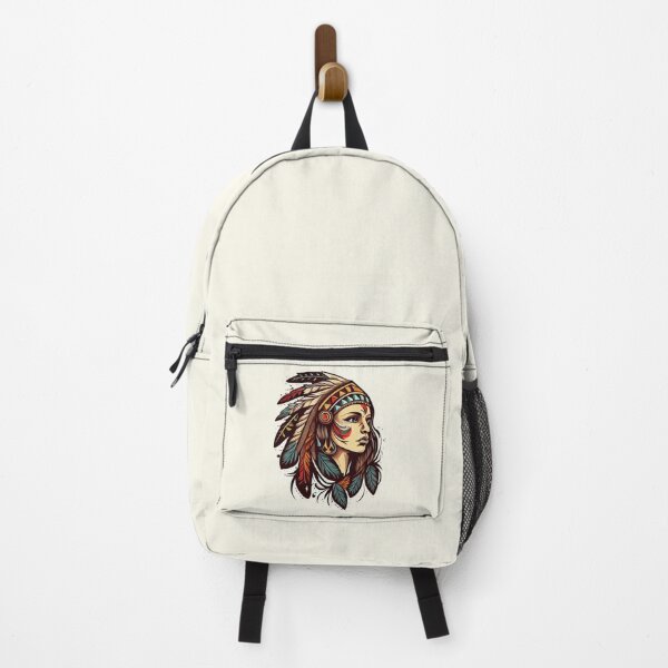 Item preview, Tattoo of Native American Woman designed and sold by TourDePassion.