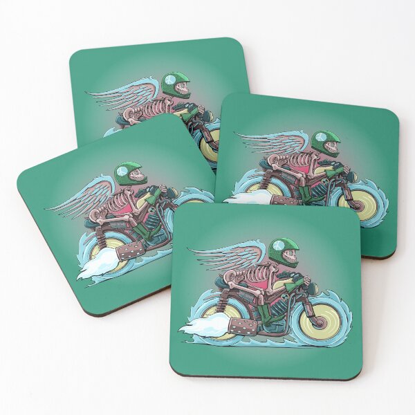 Item preview, skeleton motorcyclist designed and sold by duxpavlic.