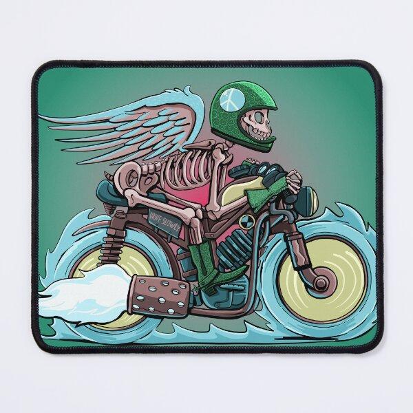 Item preview, skeleton motorcyclist designed and sold by duxpavlic.