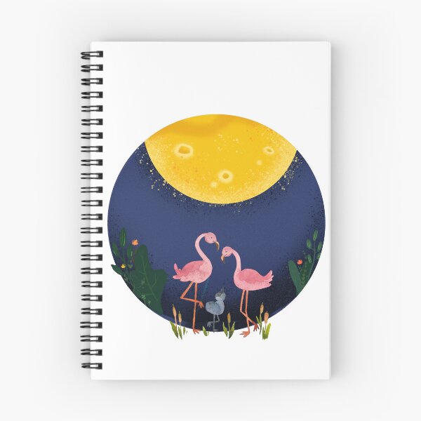 Item preview, Moongazing flamingos designed and sold by CreativeStrand.
