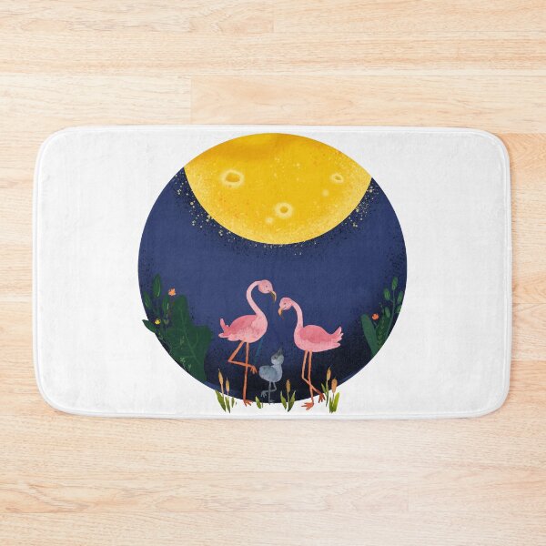 Item preview, Moongazing flamingos designed and sold by CreativeStrand.