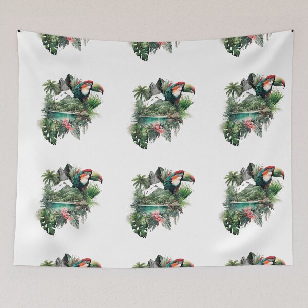 Item preview, Jungle Fever: Get Lost in the Vibrant Colors of a Tropical Paradise. designed and sold by BENMBARK.