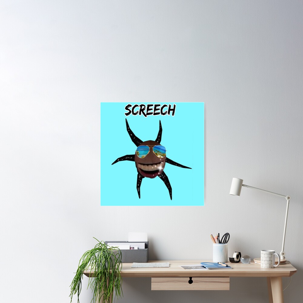 Roblox doors game, casual screech monster  Photographic Print for Sale by  mahmoud ali