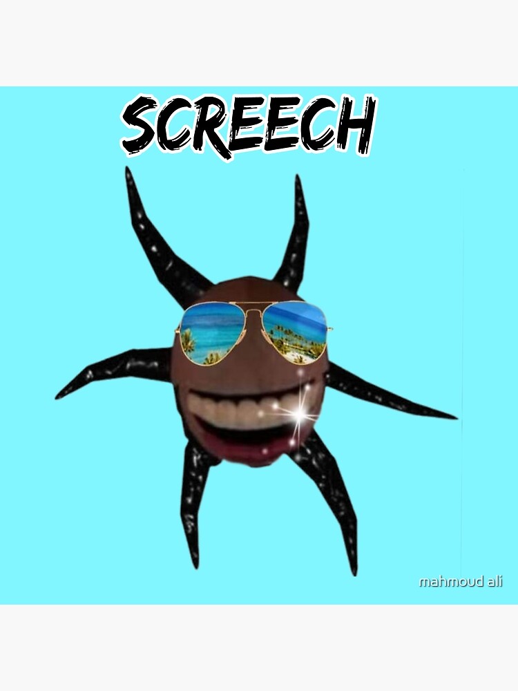 Roblox doors game, casual screech monster | Greeting Card