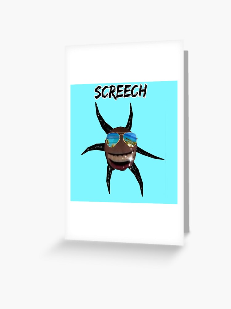 Roblox doors game, casual screech monster  Greeting Card for Sale