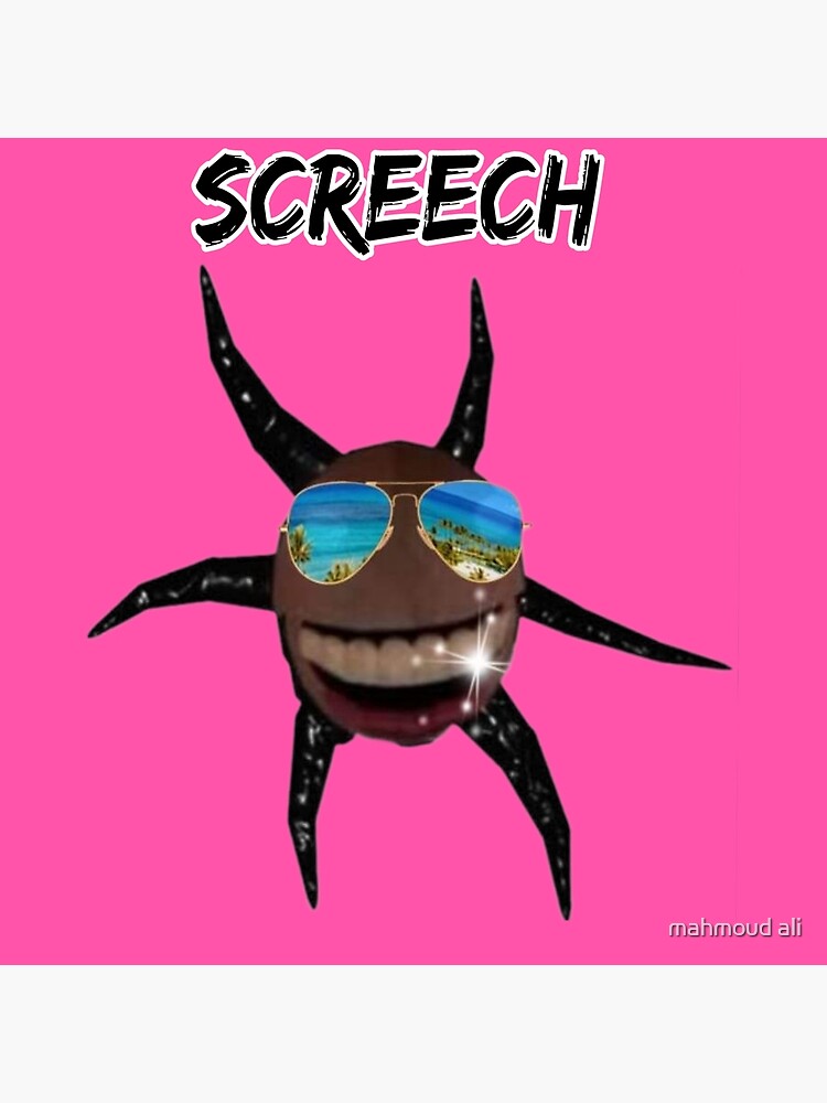 Roblox doors game, casual screech monster  Sticker for Sale by mahmoud ali