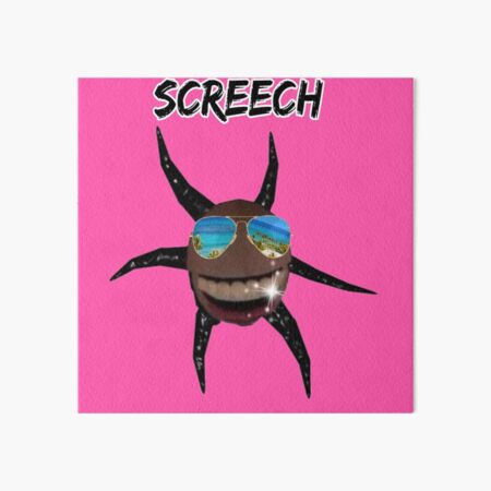 Roblox doors game, casual screech monster  Art Board Print for Sale by  mahmoud ali