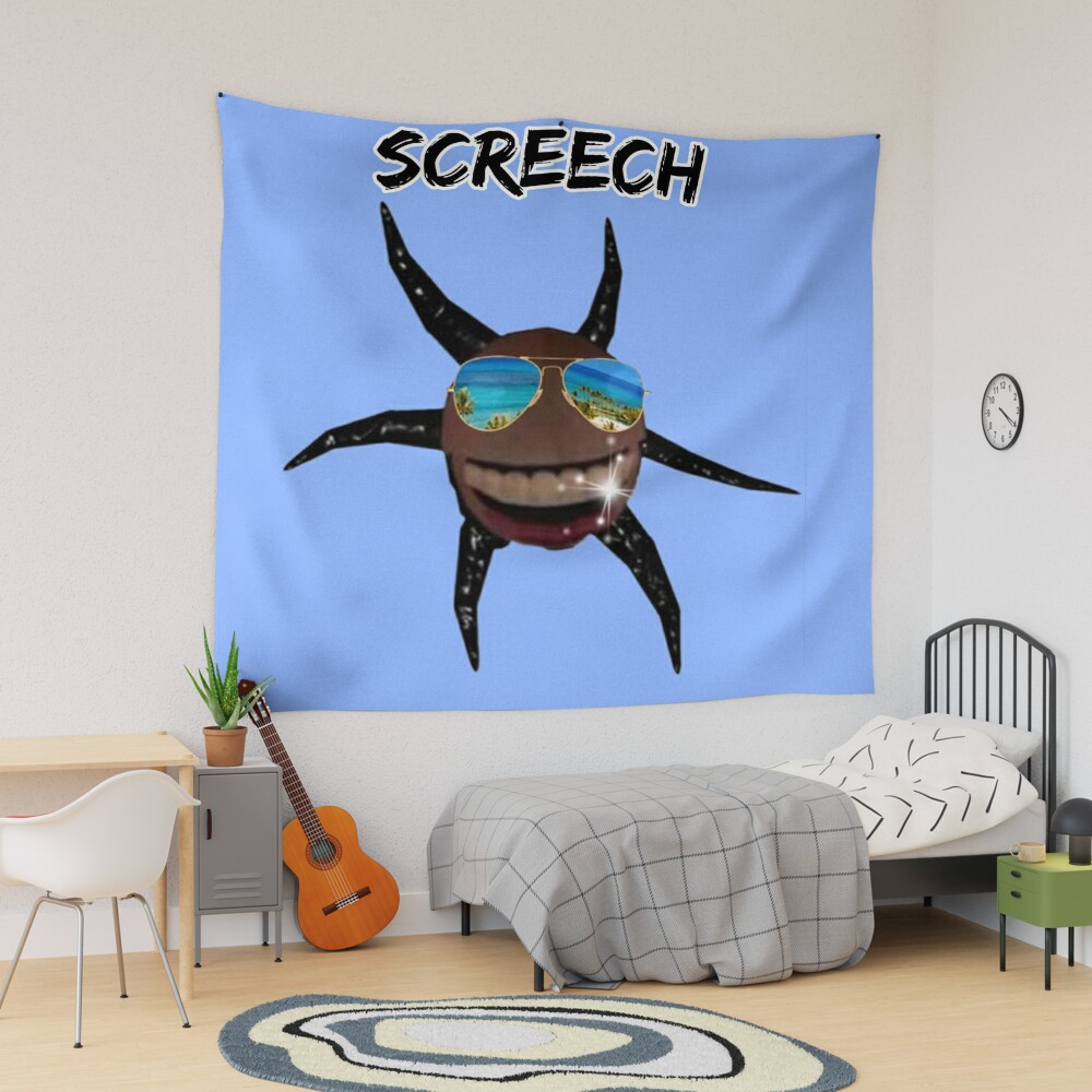 Roblox doors game monster Screech [hand drawing] Tapestry for Sale by  mahmoud ali