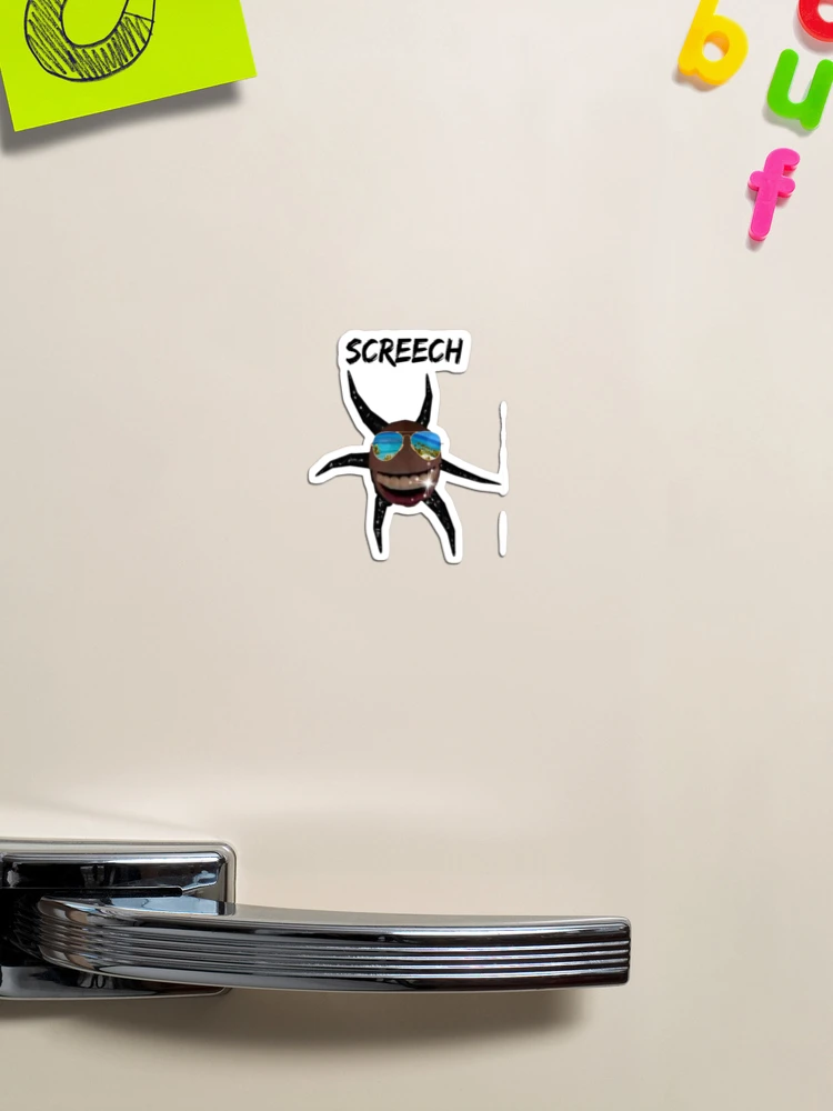 Roblox doors game, casual screech monster  Art Board Print for Sale by  mahmoud ali